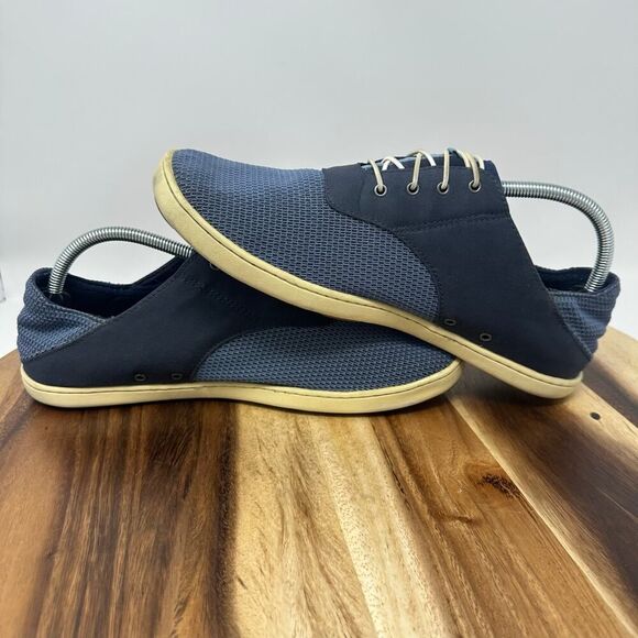 Olukai Nohea Moku Men Blue Lightweight Mesh Slip On Sneakers Size US 10 - Picture 4 of 8